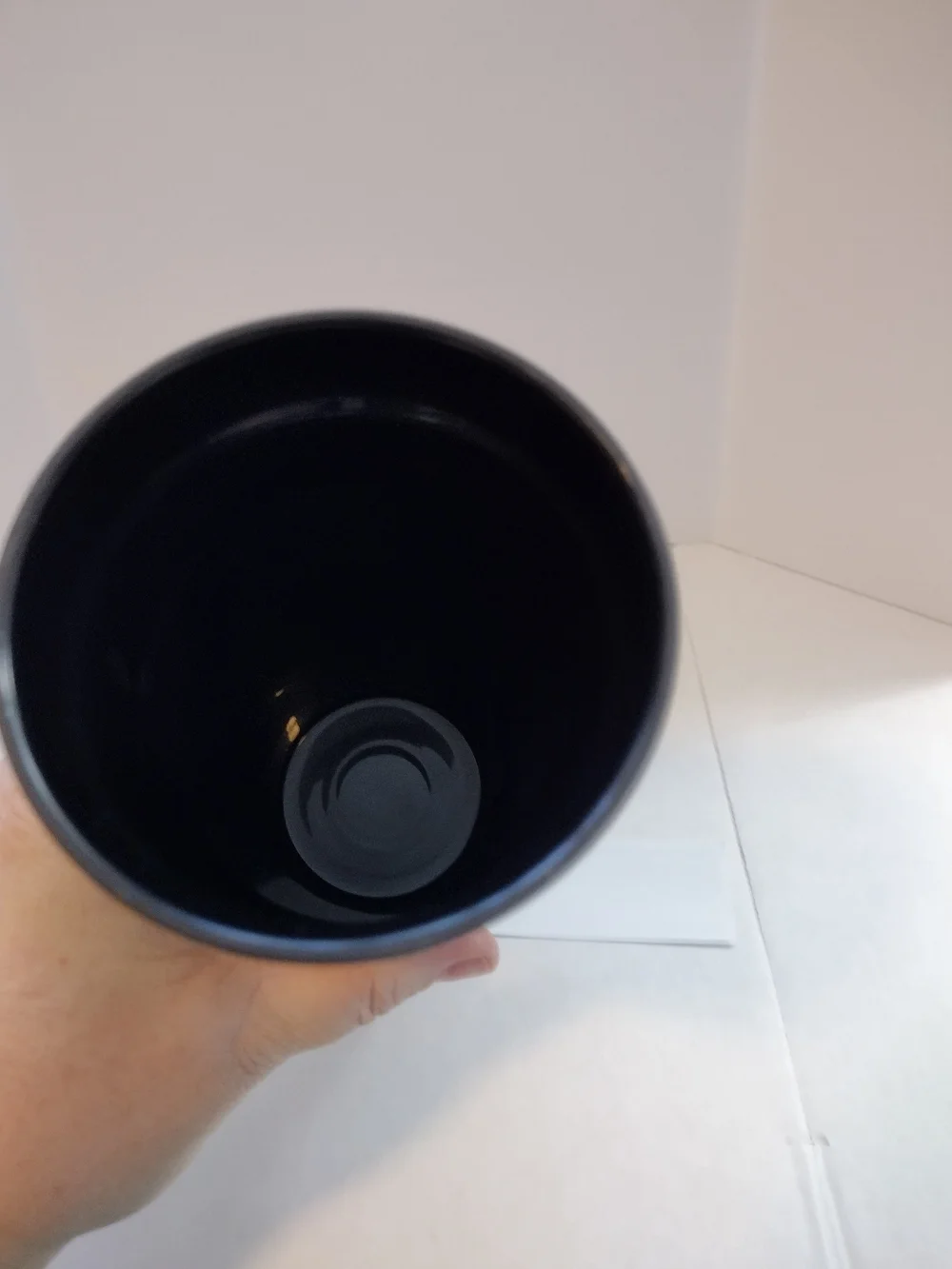 911 Dispatcher Black Tumbler with Yellow Striped Flag Design
